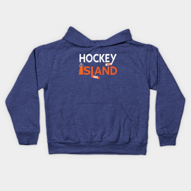 Hockey Island Kids Hoodie by MAS Design Co